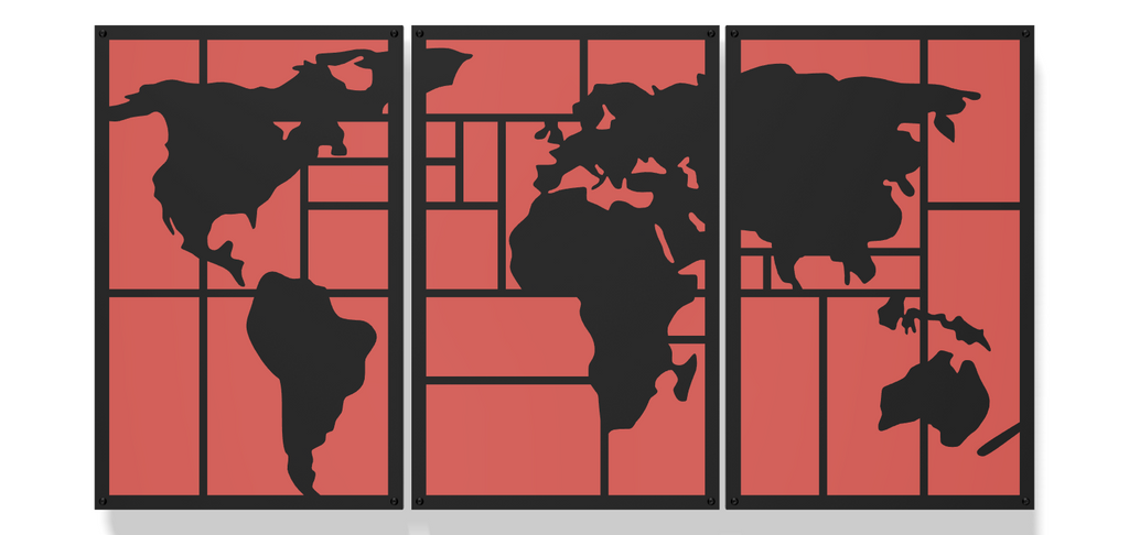 Tri world map